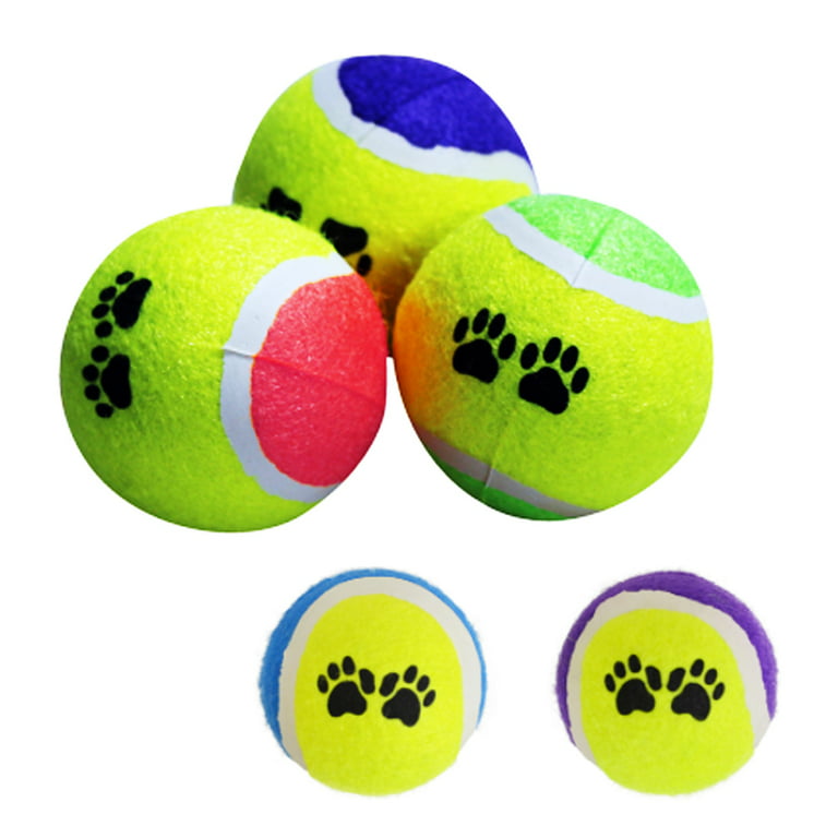 1 Pet Tennis Ball Stick Dog Toys Squeaky Play Fetch Games Park Fun Game Training