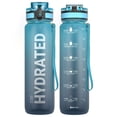 thumbnail image 1 of Botella de agua Sahara Sailor, 950 ml, Tritan, sin BPA, con marcador de tiempo, 1 of 7