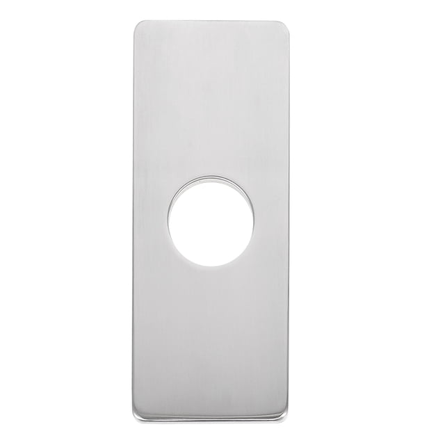 Mobutofu Countertop Hole Cover Decorative Plate Stainless Steel Rectangular 1 Set for Kitchen Renovation