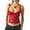 Red, variant on Women Lace Trim Top LowCut Spaghetti Strap Camisoles Square Neck Backless Crop Tops Going Out Tank Top Sports Bra Top Pack plus Size Silk Camisole for Women Girls Bra Camisole for Women Camisole for