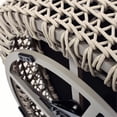 thumbnail image 7 of Willow 35.5" Upholstered Woven Patio Deep Seating Armchair Wheat Beige, 7 of 7