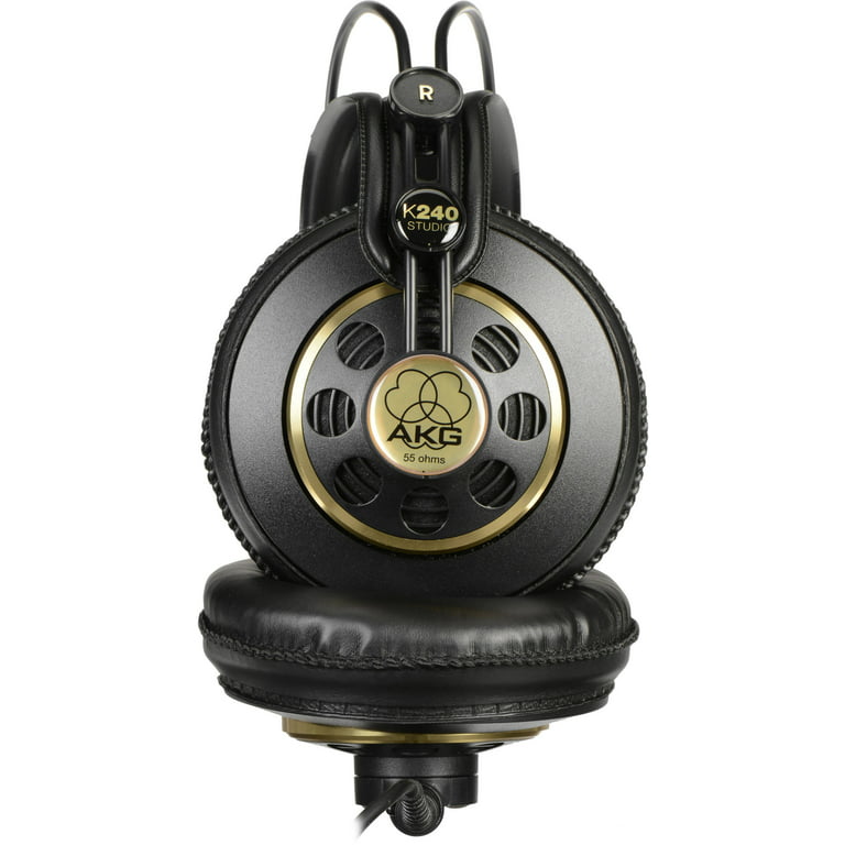 AKG K92 Professional Closed-Black Studio Headphones with Knox Gear  Headphone Amp
