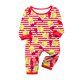 thumbnail image 1 of Moonsky| Blue/ Red Flannel Christmas Family Pajamas Matching Set Christmas Letter Print Long Sleeve Tops and Red Striped Pants Loungewear Soft Sleepwear 12 Months, 1 of 2