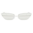 thumbnail image 2 of Eye Gafas de sol Mujeres Pequeño Triángulo Gafas de sol UV400 Lente plateada Lente de plata jinwen Gafas de sol de ojo de gato para hombres, 2 of 8