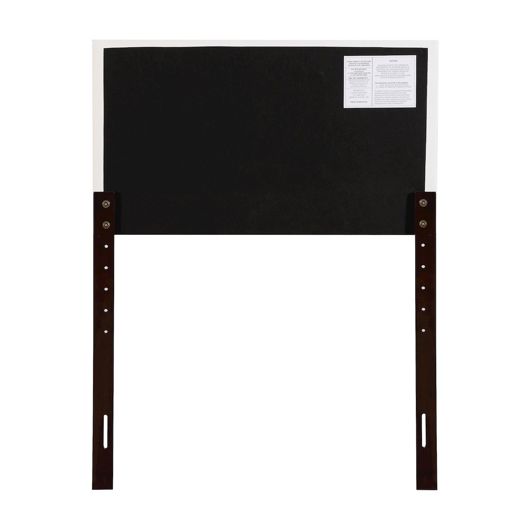 Glory Furniture Nova Twin Headboard in White Color