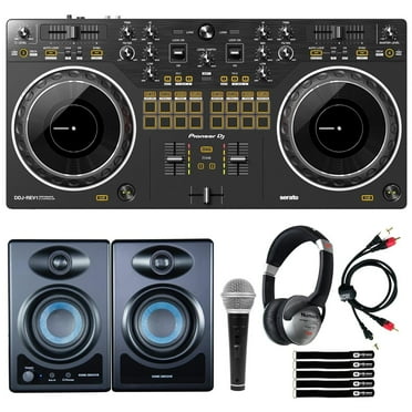 Pioneer DJ DDJ-REV1 Scratch Style 2-Channel DJ Controller for Serato DJ Lite Starter Package