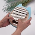 thumbnail image 3 of Tom TK-CI-CT Piano de pulgar de forma redonda de 17 teclas Kalimba Madera de arce, 3 of 8
