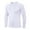 White, variant on Men Long Sleeve Baselayer Cool Dry Compression T-Shirt for Athletic Workout and Running (XX-Large, Raglan - Navy)