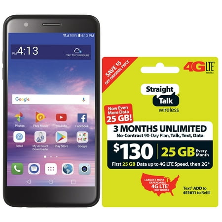 Free Straight Talk LG Premier Pro Smartphone with purchase of a 3 Month Airtime