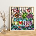 thumbnail image 3 of Pintura de diamante 5D Florero de amor Imagen de taladro redondo completo Likrtyny Arte deco, 3 of 9