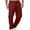 u14-WAENQINLA Wine Pants for Men, variant on WAENQINLA Men's Elastic Drawstring Waist Straight Leg Cargo Pants Outdoor Hiking Fitness Casual Long Trousers with Multi-Pockets M-3XL
