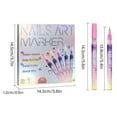 thumbnail image 4 of 12 Colors Nail Art Pens Set, Nail Art Markers for Gel Nails, Nail Art Pens for Painting Nails, DIY Manicure Tools, Nail Art Pens for Kids, Birthday Holiday Gifts for Women (E), 4 of 8