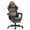 Brown, variant on SOONTRANS Gaming Chair with Footrest, Computer Game Chair with Massage Lumbar Support & Headrest, High Back Vintage Office Game Chair for Adults and s, Black