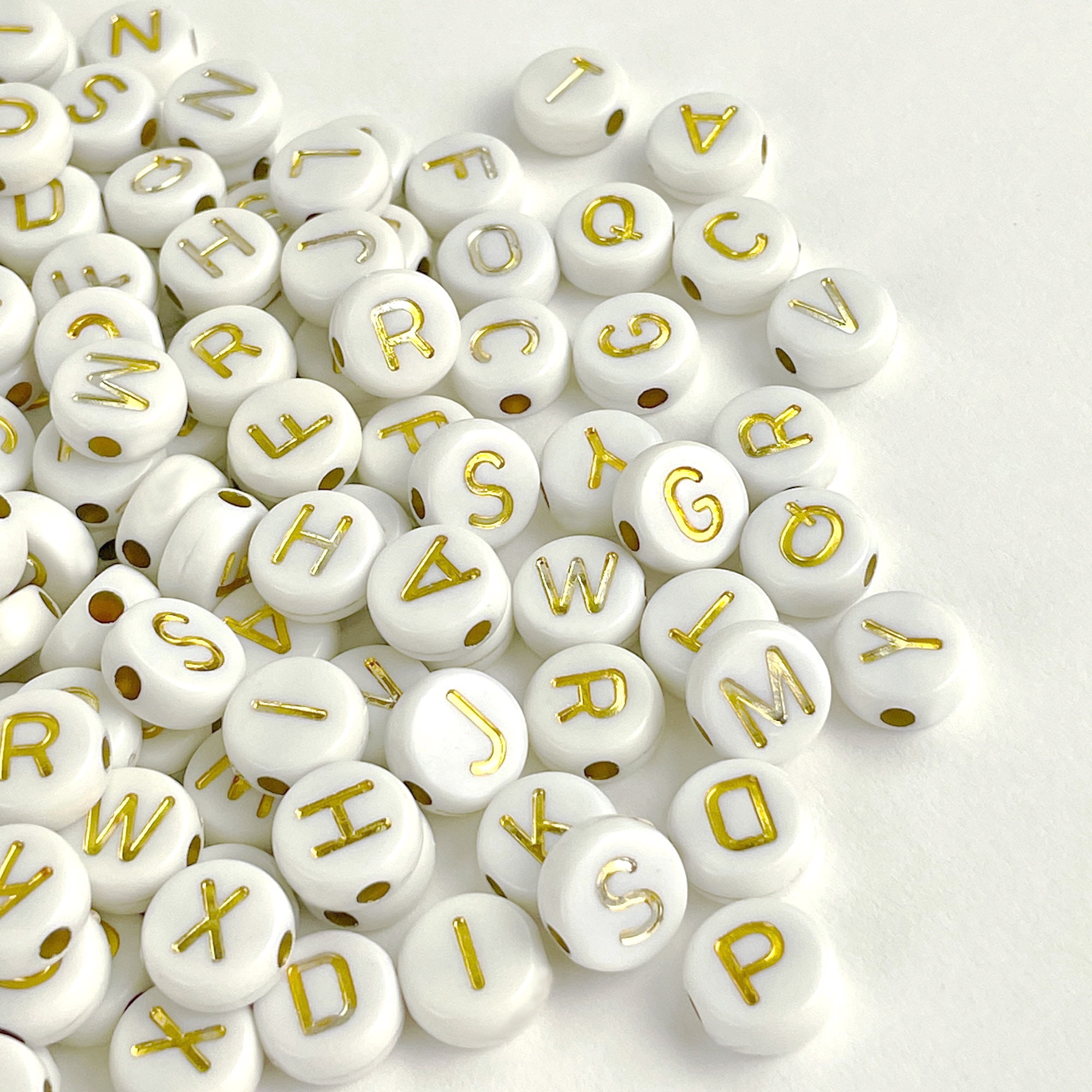 Hello Hobby Small Alphabet Beads/White w/300 pcs & colored w/160 pcs/460  total