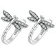 thumbnail image 1 of Silver Earrings for Women Dragonfly Earrings Featuring 3Pairs Loop Style, 1 of 5