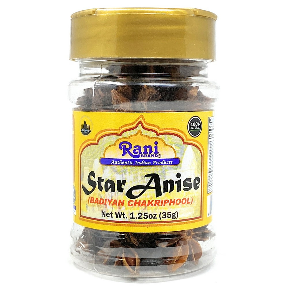 Rani Star Anise Seeds, Whole Pods (Badian Khatai) Spice 1.25oz (35g