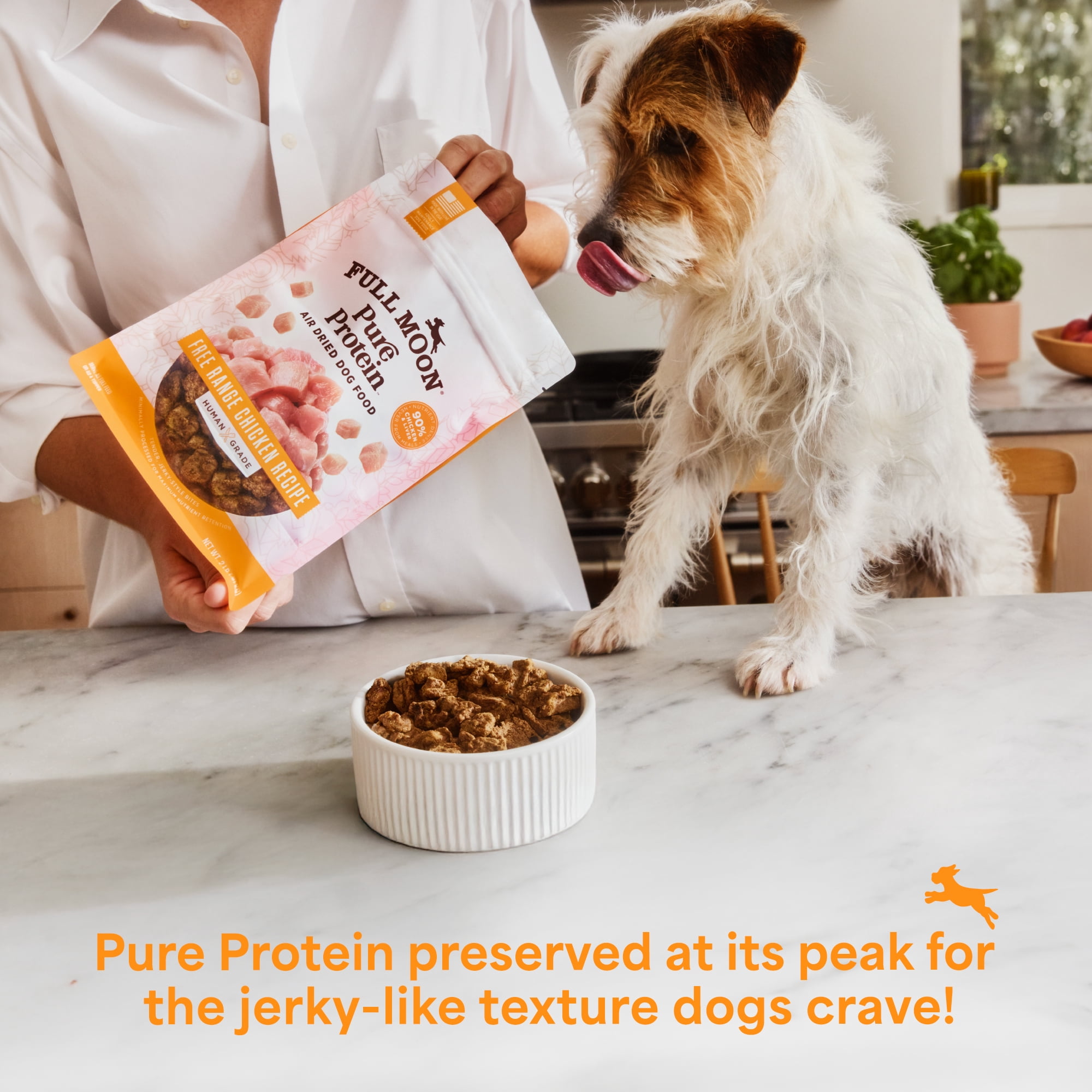 Full Moon Air Dried Beef Dog Food (Premium Feed, 32 Ounces)