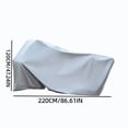 thumbnail image 3 of Funda impermeable para vehículo de todas las estaciones, protección para motocicleta, bicicleta y vehículos de dos ruedas, poliéster, gris, 220x180 cm., 3 of 6