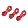 thumbnail image 1 of Unique Bargains 5.47 Yards 2.6mm Flat Leather Cord Suede String for DIY Crafts, Red 3Pack, 1 of 7