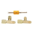thumbnail image 3 of Quick Coupler Access Tee, Leakproof Wearproof Access Tee Fittings Strong Sealing  for Vacuum Gauge, 3 of 7