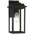 thumbnail image 2 of John Timberland Eastcrest Modern Outdoor Wall Light Fixture Textured Black 15 1/4" Clear Glass Panels for Post Exterior Barn Deck House Porch Yard, 2 of 8
