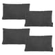 thumbnail image 1 of Cojin Riñonera Decorativa Rectangular Set de 4 Gris Carbon, 1 of 4