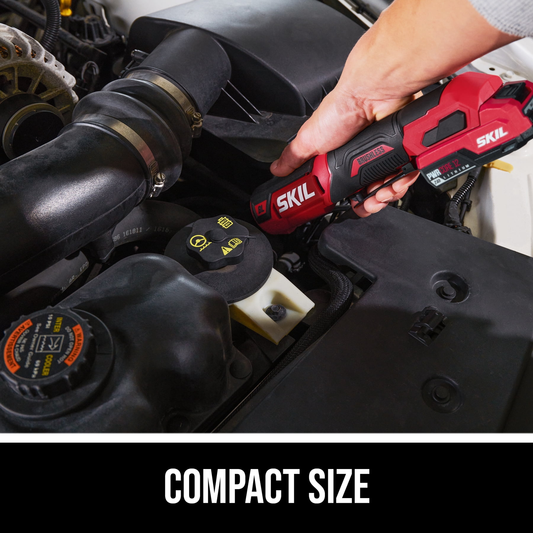 SKIL PWRCORE 12™ Brushless 12V 3/8 In. Ratchet Wrench with 2.0 Ah USB-C and 20W PD charger-RW5763A-11