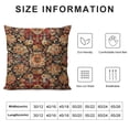 thumbnail image 6 of Acheng Antique Oriental Turkish Carpet Pattern Throw Pillow Cover Square Pillowcase Soft Pillow Case Home Decor for Living Room Couch Sofa Car Cushion Cover,2 Pcs White, 6 of 6