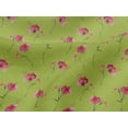 thumbnail image 4 of oneOone Viscose Jersey Lime Fabric Flower Watercolor Quilting Supplies Print Sewing Fabric By The Yard 60 Inch Wide, 4 of 5