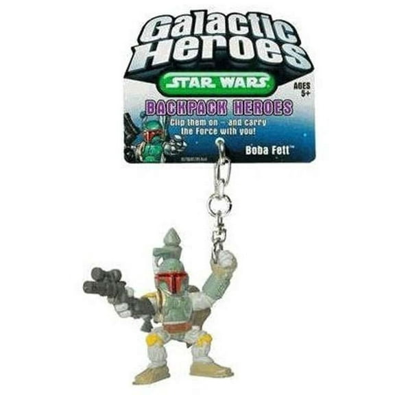 Star Wars Backpack Heroes Boba Fett Keychain