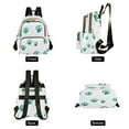 thumbnail image 2 of Fashion Backpack Women Casual Bag Teal Dog Paw Prints Travel Backpack for Travel, 2 of 7