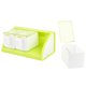 thumbnail image 3 of Organizador de caja de condimentos para almacenamiento de condimentos Estante de especias de pared verde, 3 of 8