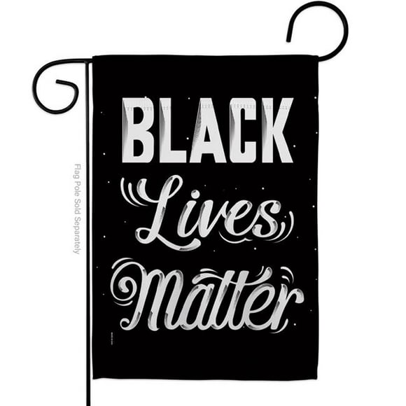 USA Decoration G170084-BO 13 x 18.5 in. Justice BLM Black History Lives Matter Double-Sided Decorative Vertical Garden Flags - House Decoration Banner Yard Gift