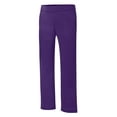 thumbnail image 1 of Hanes Girls` ComfortSoft EcoSmart Open Leg Sweatpants, XS, Purple Thora, 1 of 2