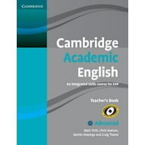 Cambridge Academic English Course Cambridge Academic English C1 Advanced Teacher's Book: An Integrated Skills Course for Eap, (Paperback)