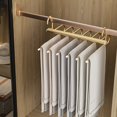 thumbnail image 4 of Ranliy 6 Layers Pants Hangers, Space Saving Multifunctional Pant Rack, Metal Closet Organizer for Pants Jeans Leggings Trousers, 4 of 5