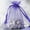 Purple, variant on Efavormart 10PCS HUNTER Organza Gift Bag Drawstring Pouch Wedding Favors Bridal Shower Treat Jewelry Bags - 4"x6"