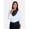 thumbnail image 5 of Time and Tru Women's Geometric Polka Dot Scarf for Adults, 5 of 5