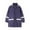 X2 Navy, variant on Ticikt Kids Raincoat with Hood, Lightweight Safety Emergency Raincoat for Girls Boys, Kid Long Rain Jacket,Color:White,Size:4-5 Years