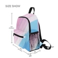 thumbnail image 3 of FORMRS School Backpack with Front Zippered Pocket 12" Student Travel Daypack, Pink Gradient, 3 of 6