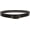 Black, variant on CoCoMangos 100% Leather Casual Belt with Center Bar Oval Buckle - Snap-On, 1.5" Wide, Big & Tall