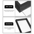 thumbnail image 3 of HLONK Clear Photo Frame Glass Picture Frame Double-sided for Wall and Tabletop Display Family Gifts, 3 of 7
