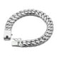 thumbnail image 1 of Pulsera de plata de ley 925 para hombre a la moda, cadena cubana clásica de plata Original de 10mm, joyería para fiesta, regalo de cumpleaños brillar  JM, 1 of 5