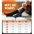 thumbnail image 6 of PULIOU Merino Wool Hiking Socks for Men & Women, Thermal Warm Cushioned Moisture Wicking Cozy Winter Outdoor Socks, Size 9.5-12.5, Black, 6 of 8