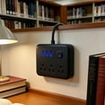 thumbnail image 7 of Power Strip with 3 AC Outlets and 3 USB Ports, 1.2m Extension Cord, Multi Plug Outlet for Home Office Travel Charging, 7 of 7
