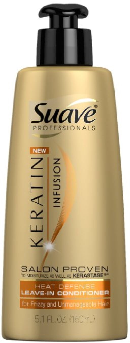 Suave Professionals Keratin Infusion Heat Defense LeaveIn Conditioner