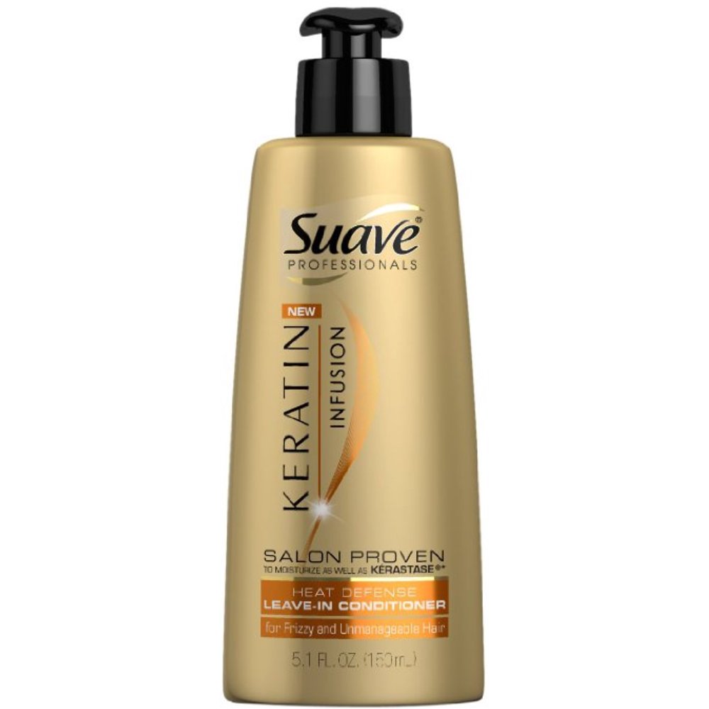 Suave Professionals Keratin Infusion Heat Defense LeaveIn Conditioner