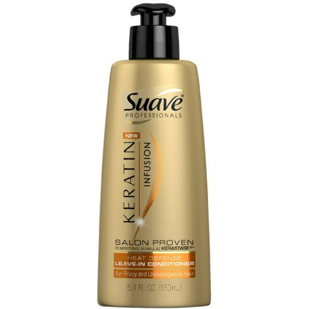 Suave Professionals Keratin Infusion Heat Defense LeaveIn Conditioner