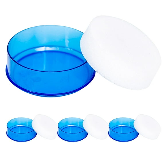 IBASETOY 4Pcs Finger Wax For Counting Money Round Sponge For Office Workers