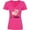 Hot Pink, variant on Inktastic I Love Piggies Cute Pig Women's V-Neck T-Shirt
